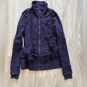 Lululemon ruffled track jacket